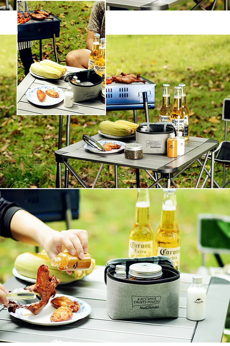 Naturehike открытый кемпинг бутылки для приправ барбекю Пикник контейнер для приправы принадлежности для барбекю посуда наборы