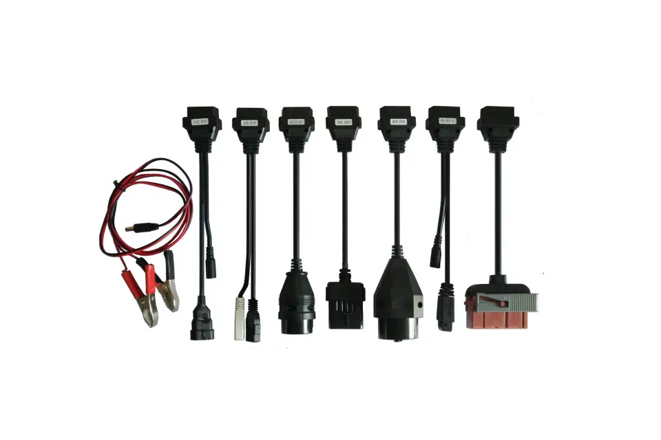 Полный набор 8 шт. obd2 автомобильный кабель multidiag pro+ WOW SNOOPER для delphis autocome vd ds150e cdp pro VD tcs cdp pro - Цвет: Full 8 car cables