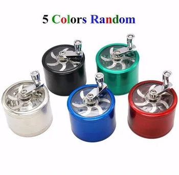 

2018 High Quality Tobacco Herb Weed Grinder with Pollen Catcher - 4-layer 54mm Metal Herb & Spice Mills with Mill Handle
