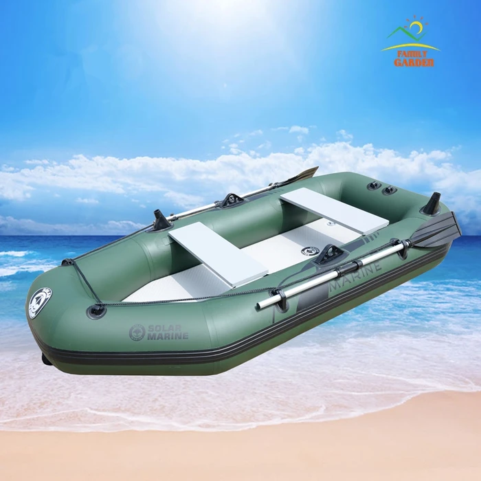 Sale 2.6M Four Person Air Deck Floor High Pressure Drop Stitch Mattress Inflatable Kayak Boat Fishing Raft With Multi Air Chambers 5