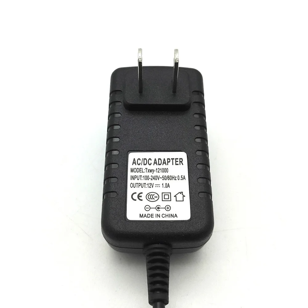 12V 1A блок питания AC 100 V-240 V адаптер преобразователя DC 12V 1000mA блок питания 5,5x2,1mm с переключателем