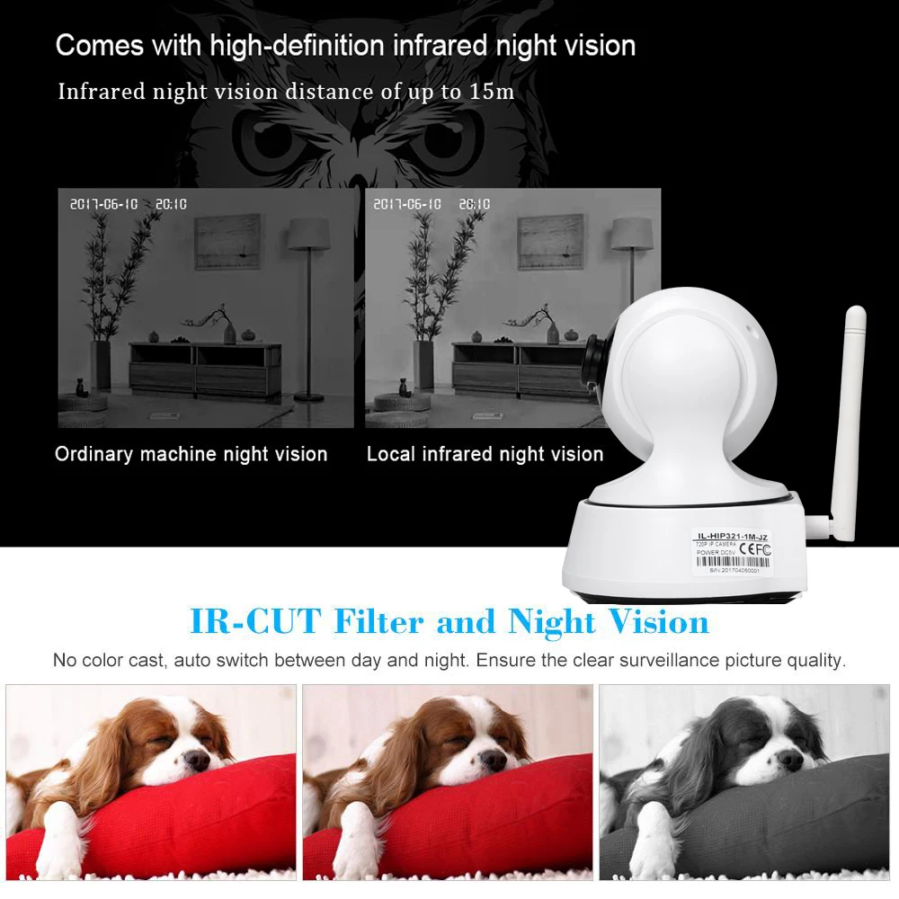  INQMEGA Cloud 1080P IP Camera Wireless Auto Tracking Home Security Camera Surveillance Camera Wifi  - 32829812980