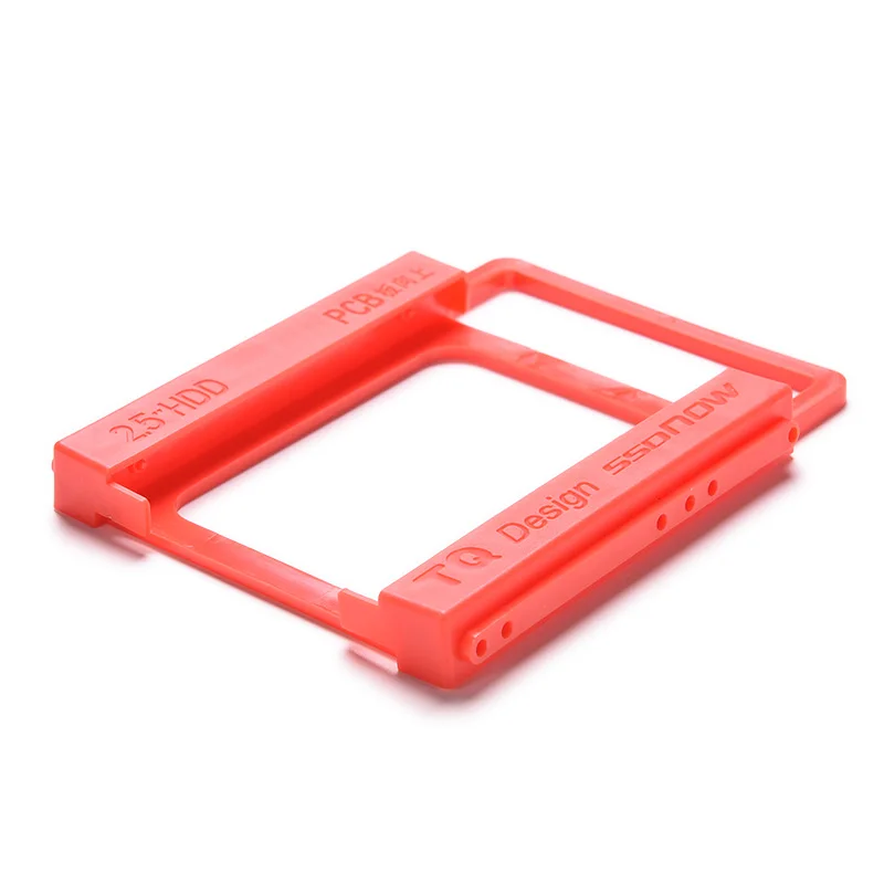 JETTING 2.5" to 3.5" SSD HDD Notebook Hard Disk Drive Mounting Rail Adapter Bracket Holder with Screws Red Wholesale