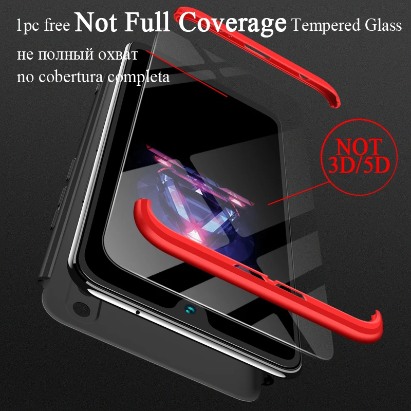 Huawei Honor 8X caso JSN-L21 L22 360 proteger Funda Huawei Honor 8X Max Caso 8 XMax de la contraportada de la PC para honoe X8 Honor8X Max cubierta