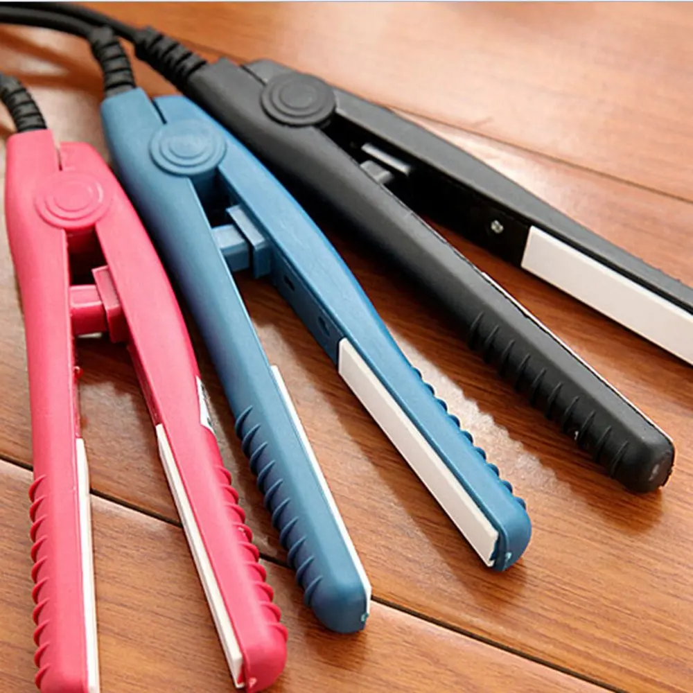 

1Pc Dual-purpose Mini Ceramic Straight Perm Folder Fast Hair Straightener Tool