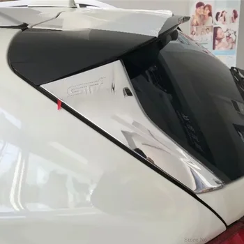 

AITWATT Car ABS Chrome Exterior Side Rear Window Spoiler Triangle Cover Trims 2Pcs For Subaru XV Impreza 5-door 2018 2019