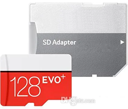 

2019 Hot EVO PLUS + 256GB 128G 64GB32G TF Flash Memory Card 95MB/s Class 10 with SD Adapter Blister Package