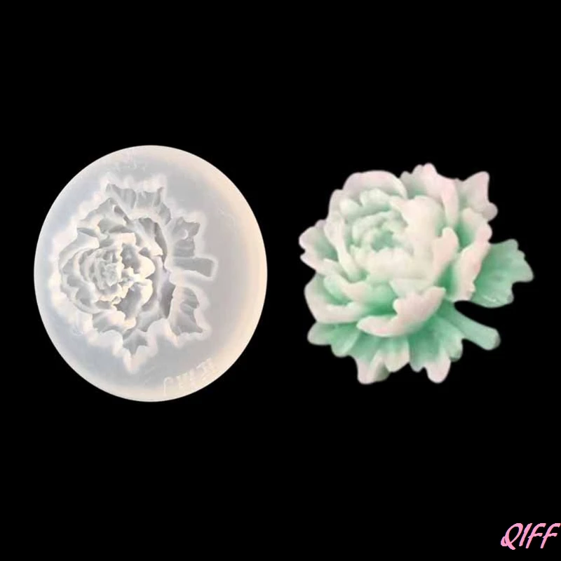 

3D Flower Rose Silicone Mould Mold For Resin Jewelry Pendants Necklace Making