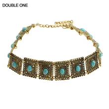 Модное ожерелье-чокер, женское Массивное колье, хорошее ювелирное изделие, винтажный воротник, цыганское этническое Бохо ожерелье