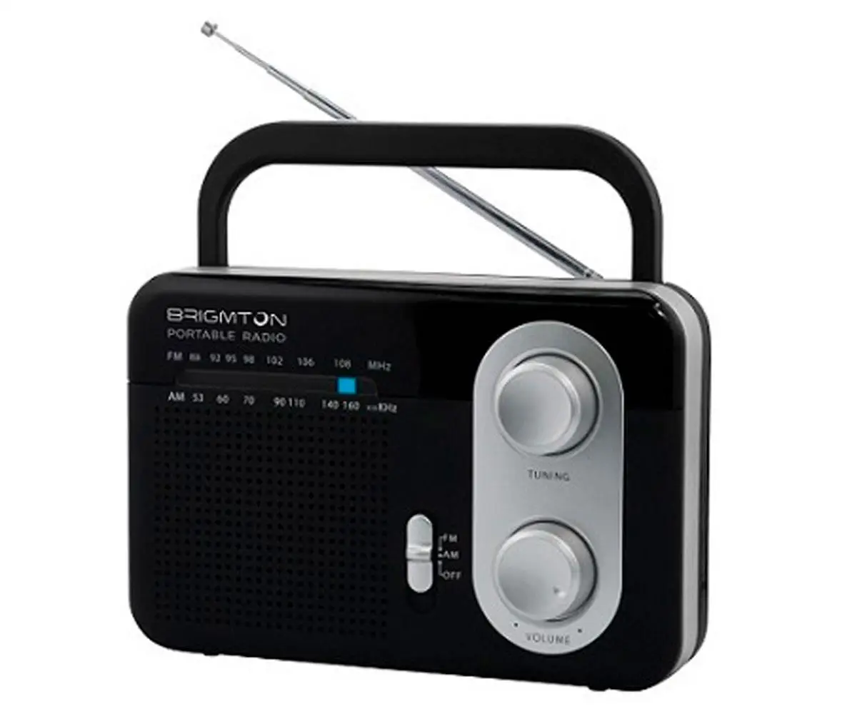 Brigmton BT-250-N черный радио AM/FM analsanggica portãtil сеть или батареи | Электроника