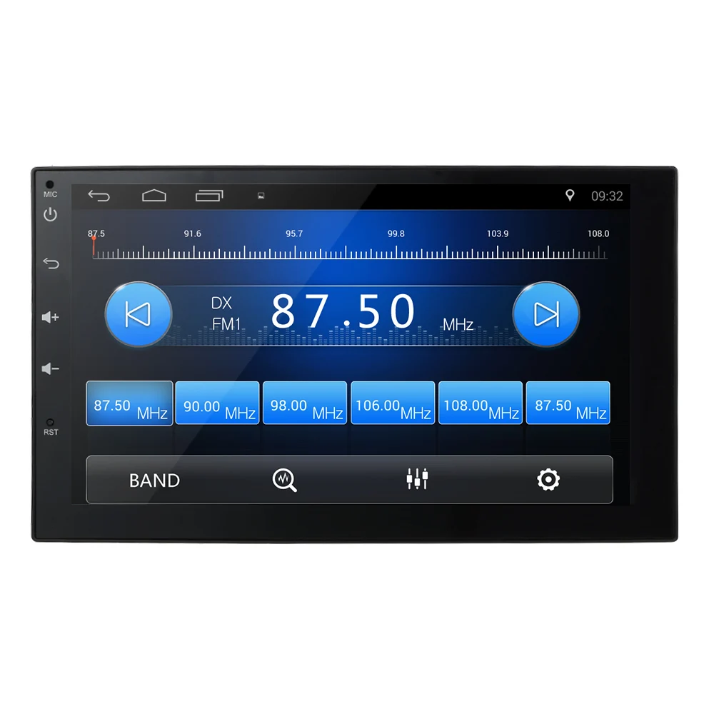 Android 5,1 двойной 2 Din Автомобильный Радио плеер 7 ''Универсальный wifi gps навигация автомобиля видео стерео аудио MP5 плеер HD сенсорный экран