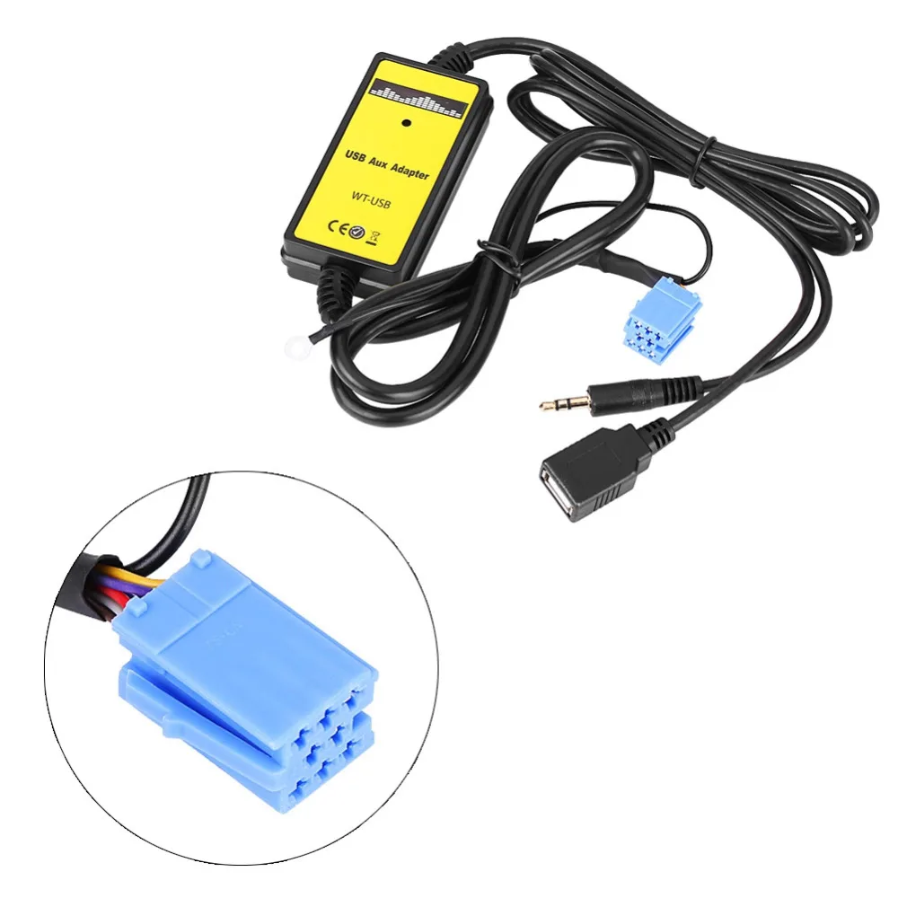 Автомобильный USB Aux In адаптер mp3 плеер радио аудио интерфейс для Skoda Seat поддержка