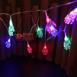 Хэллоуин Светодиодный свет шнура батарея мощность 10/20 светодиодный строка Феи огней для спальни гостиной сада праздничная атмосфера Декор