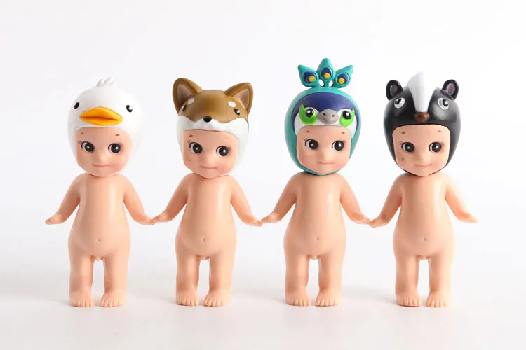 12 шт./лот Sonny Angel Figures Animal Series версия 4 детские игрушки куклы 7 8 см редкие животные