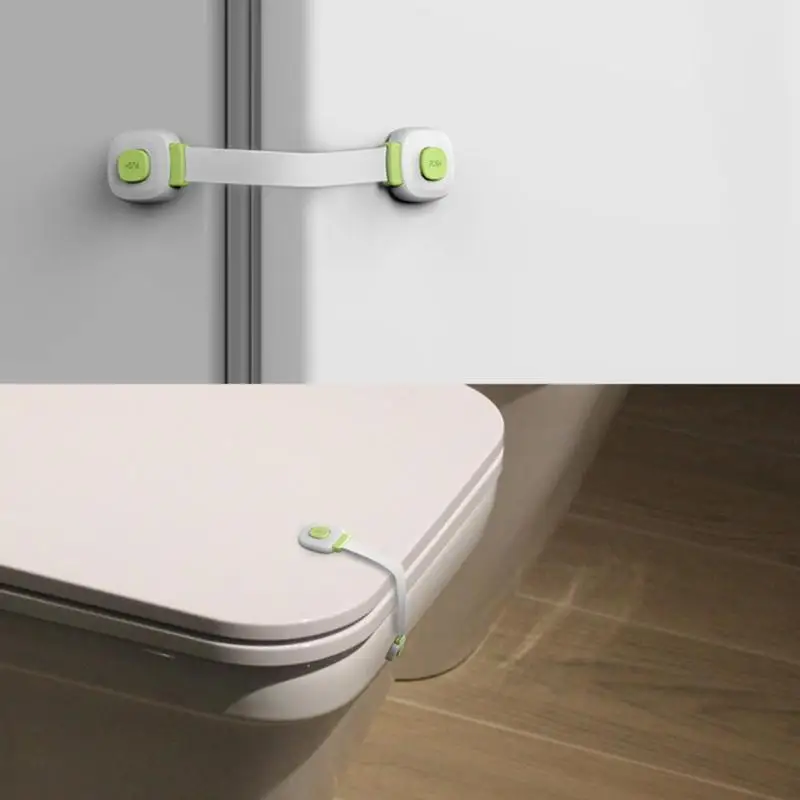 Serrure enfant Protection coffre fort tiroir serrure Anti pincement bébé Protection serrure attraper pour ouverture frigo armoire porte accessoires maison (lot de 5)