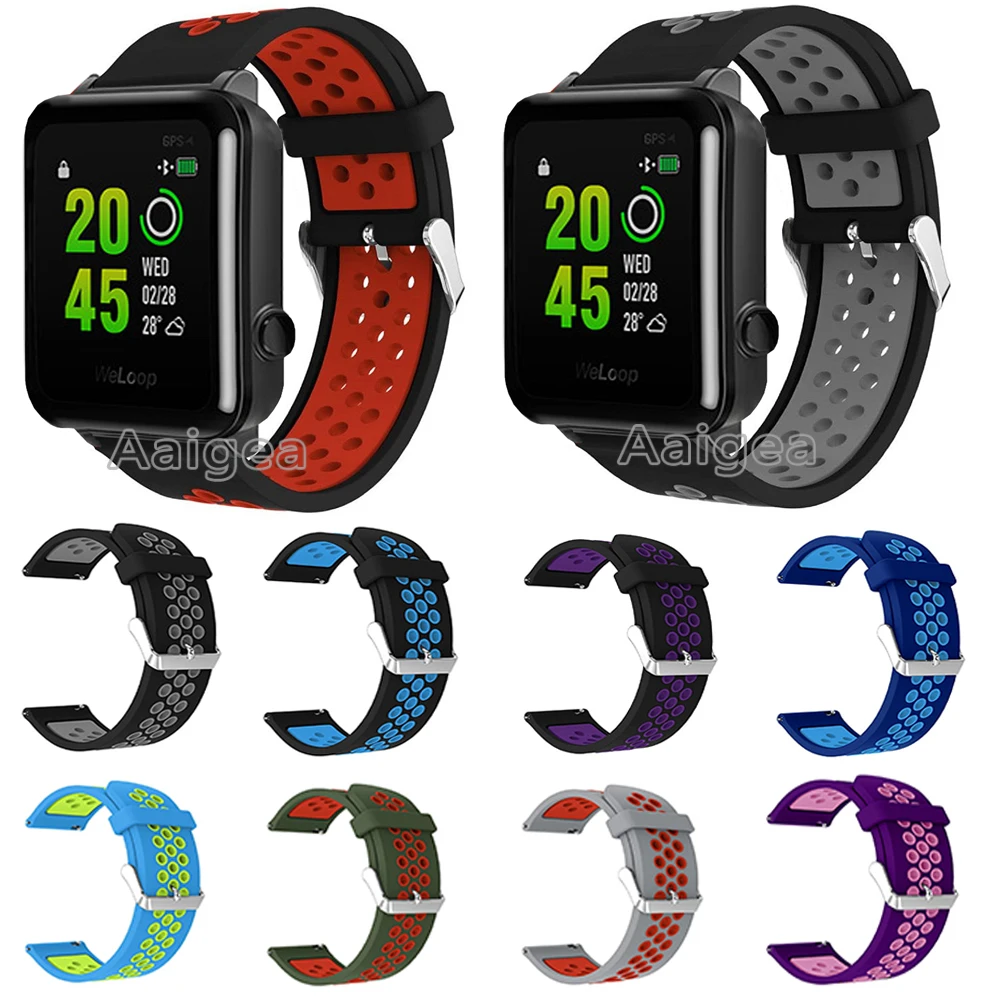 

Sport Silicone Watch Band Strap for Huami Amazfit Bip BIT PACE Lite Youth Smart Watch Bracelet Replacement wrist band 20mm strap