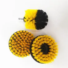 3 шт./набор, большой размер, насадка в виде щетки, щетка для очистки, используемая на электрической дрели, ковер на диван, кожа, деревянный