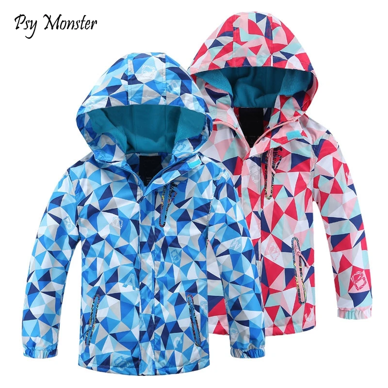 Children Outerwear Warm Sport Coat Kids Polar Fleece Coat Waterproof
