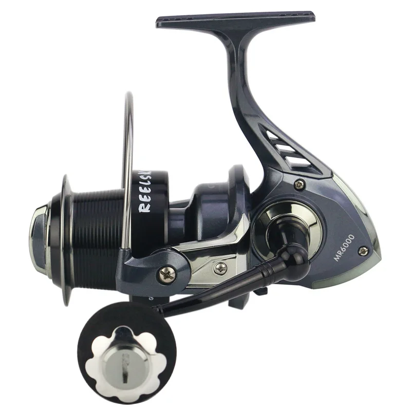 Goede YUYU Zee Vissen Reel Spinning 4000 10000 Metal Spool 13 + 1BB SaltwaterSurfcasting Vissen Reel Verre Wiel spinning reel
