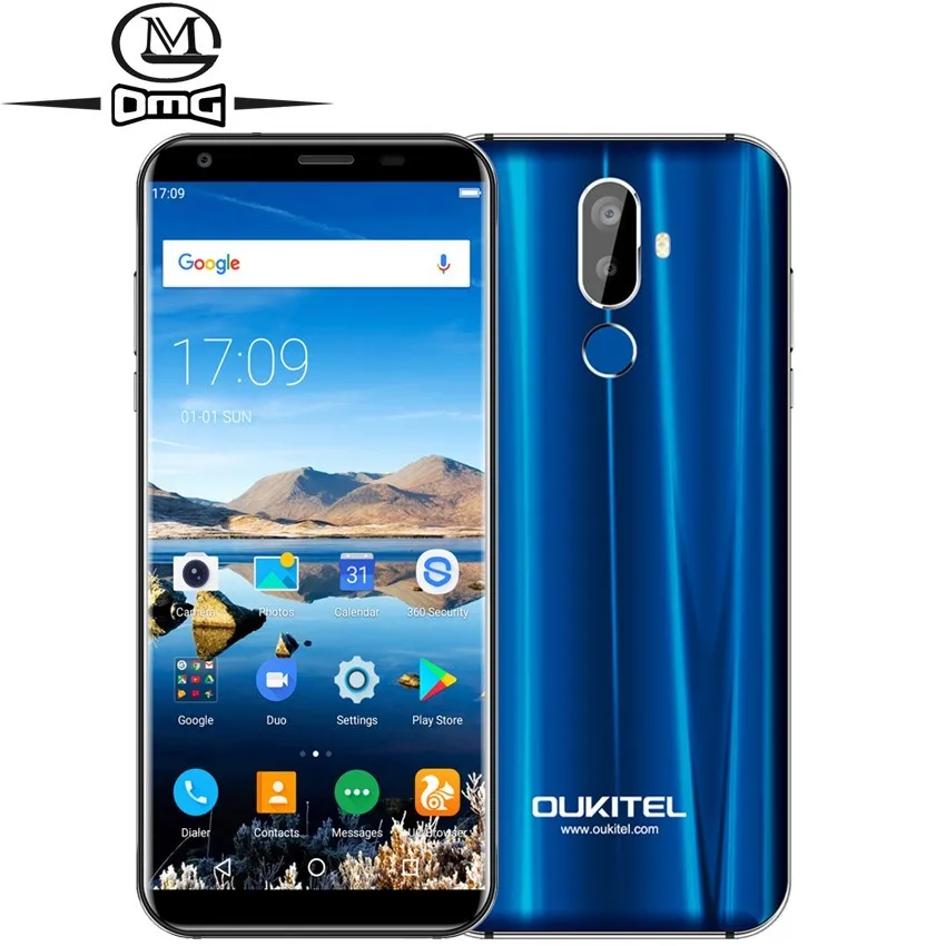 

Oukitel K5 5.7 inch 4G Smartphone 4000mAh Android 7.0 mobile phone MT6737T Quad Core cell phone 2GB+16GB Fingerprint phones