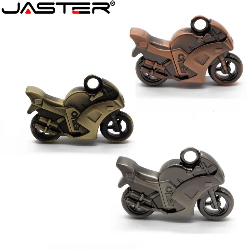 

JASTER Motorcycle USB Flash Drive metal moto car pendrive 4GB/8GB/16GB/32GB pen drive moto bike memory stick gift