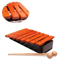 1 шт. дети музыка натуральный деревянный тон ксилофон ударный музыкальный инструмент