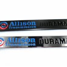 100 шт./лот рекламные товары Эллисон передачи Duramax Эмблема/Бейдж/логотип