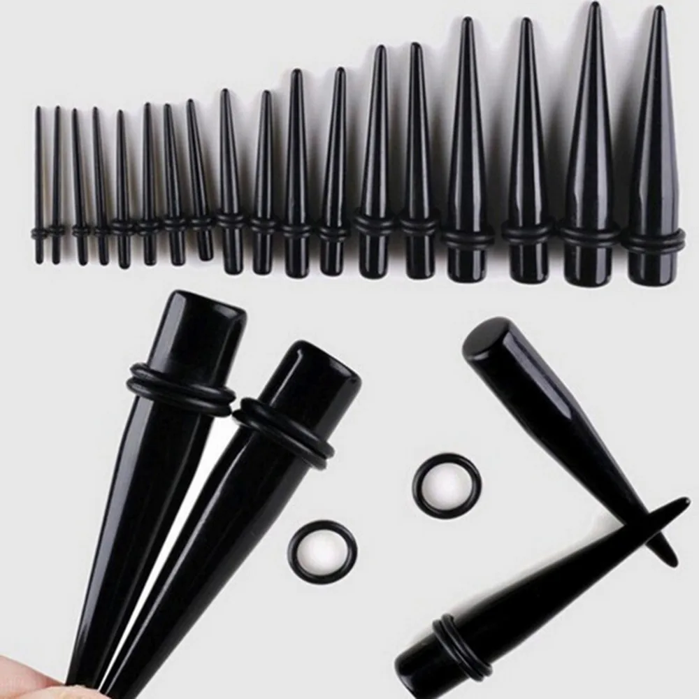 1 6mm-10mmAcrylic ушной манометр конус и пробка растягивающиеся наборы телесный туннель