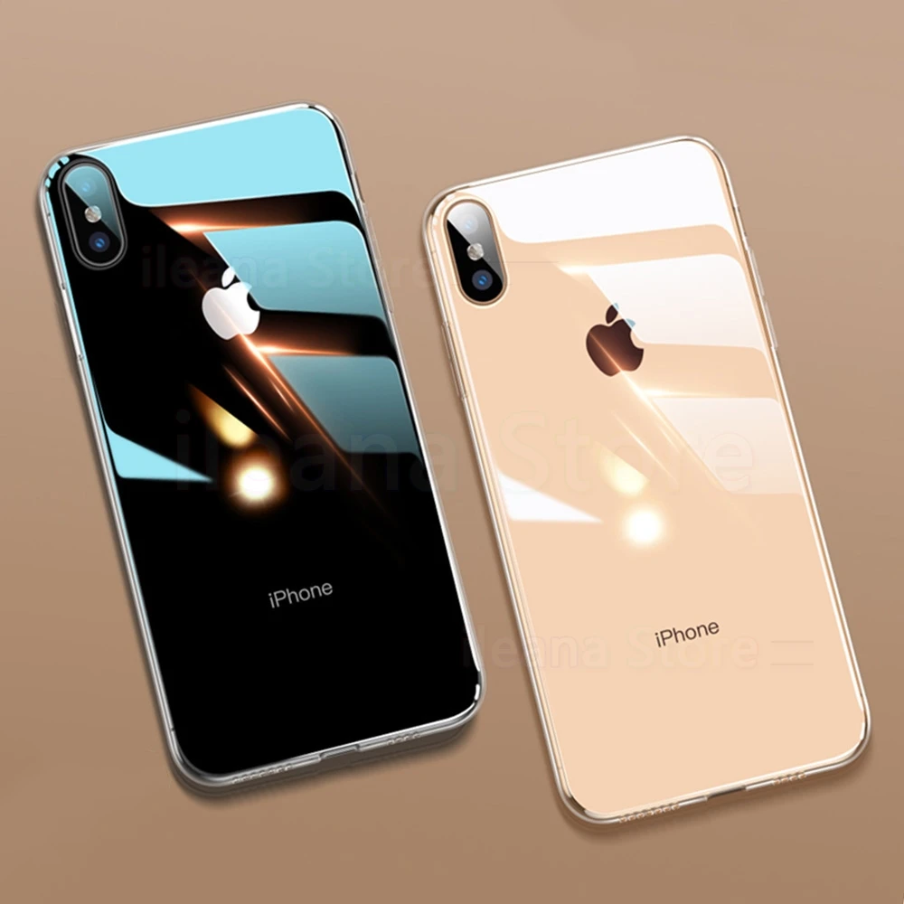 ТПУ Роскошный чехол для iPhone X XS 11 Pro Max XR 8 7 6 6s Plus Ультра Тонкий Мягкий ТПУ силиконовый чехол для телефона чехол s