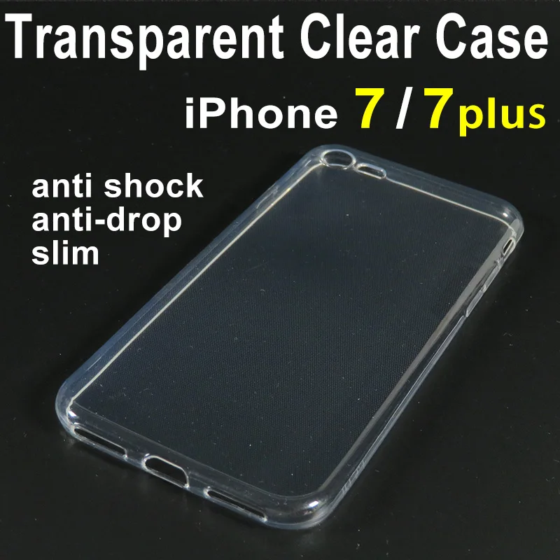 Transparent-Clear-Case-TPU-back-cover-for-iphone-7-plus-new