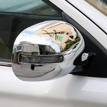 

ABS Chrome For Mitsubishi Outlander 2013-2018 accessories Car Rear View Rearview Side Mirror Cover Trim Car Styling 2Pcs