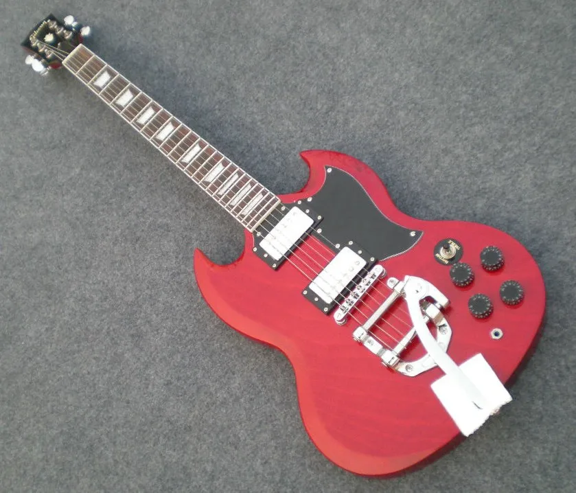 2015 Excellent Chinese electric guitar, a traditional timber, 22 fret guitar,Red Jazz,gitaarin