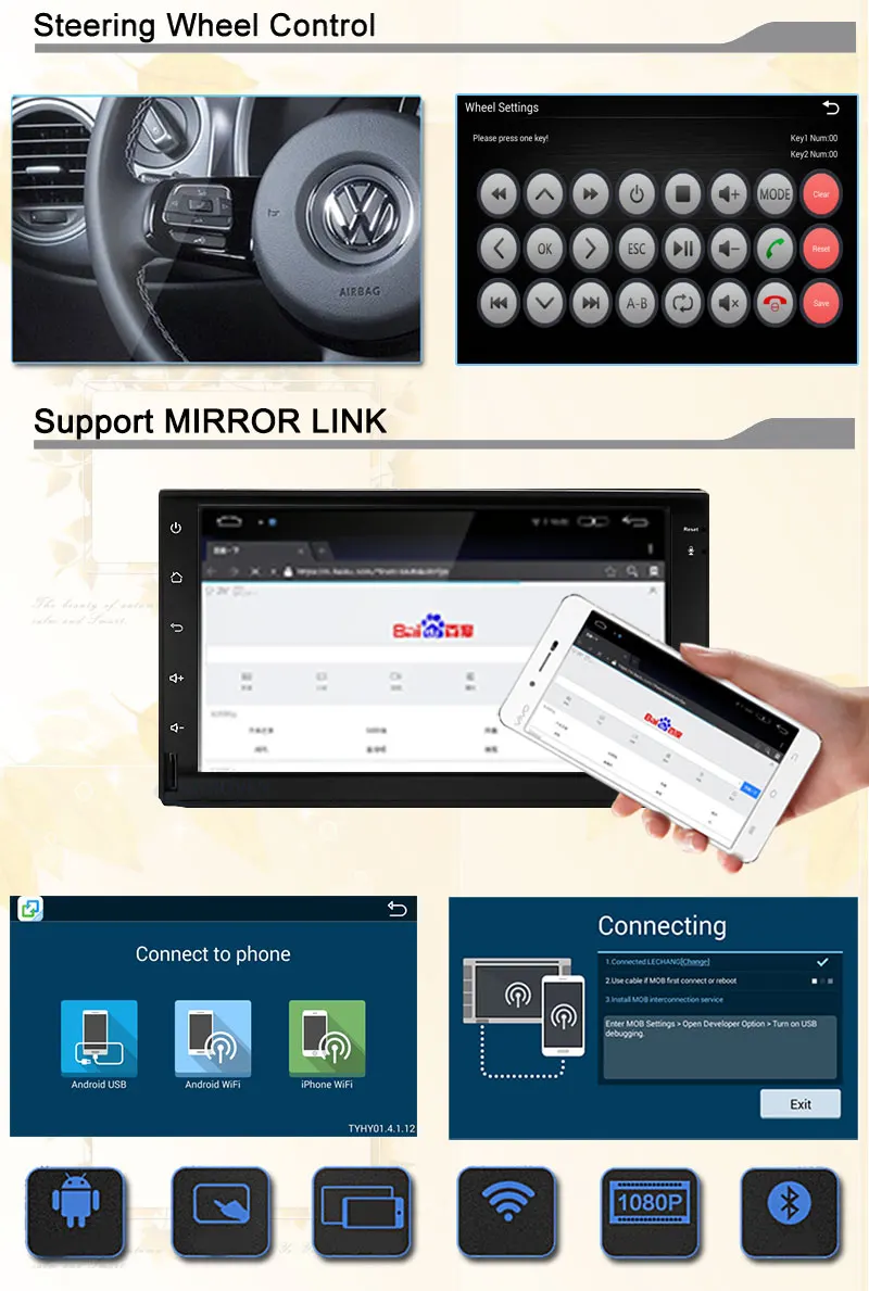 Clearance Funrover Car DVD Player for old vw Original android Radio gps Navigation ISO Plug For Passat B5 Golf 4 Polo Jetta 2001-04 Canbus 2