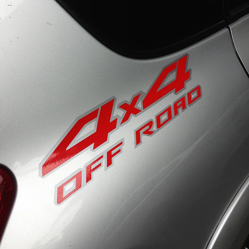 4X4 OFF ROAD cross country style car sticker for JEEP/HONDA CR V/TOYOTA