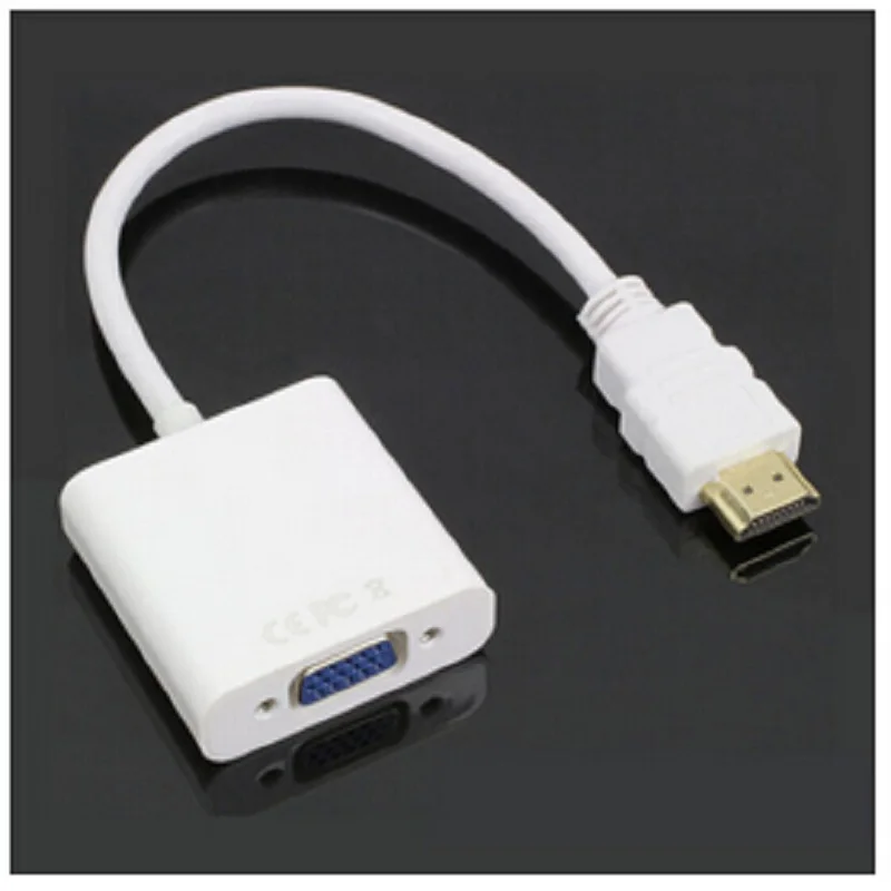 LNYUELEC-محمول إلى العارض hdmi إلى vga محول الكابل محول hdmi vga فيديو محول hdmi-كابل تجهيز مرئي الذكور إلى الإناث