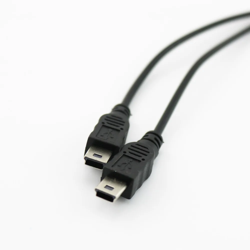 1 шт. мини USB 2 0 гнездо на штекер Y разветвитель адаптер зарядное устройство кабель