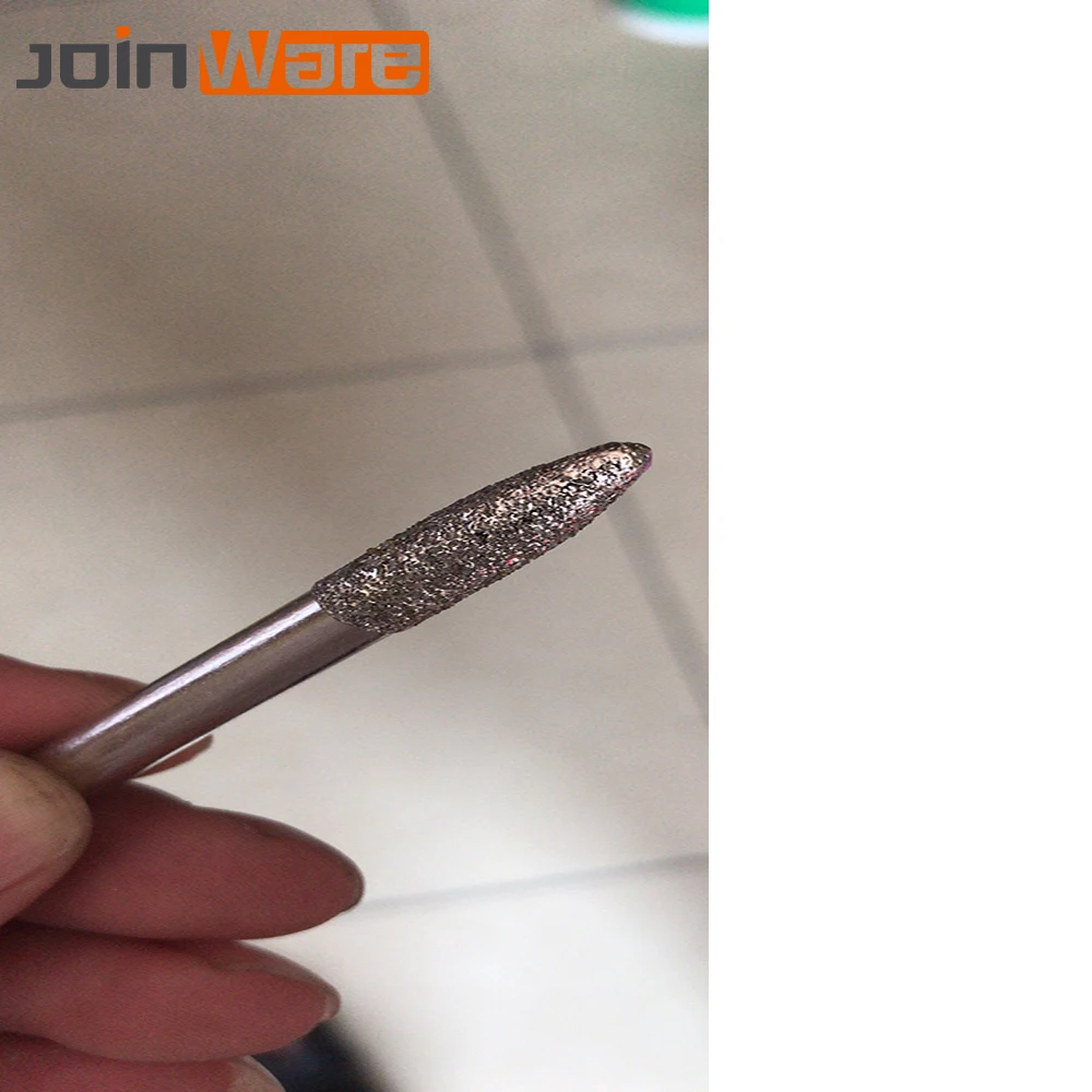 3Pcs Diamond Grinding Stone Wheel Nails Carbide Drill Bit Sintered Grinding Head