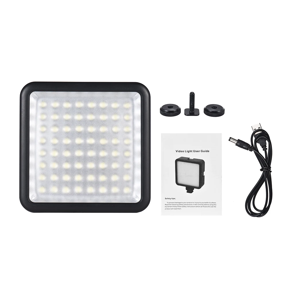 Andoer Мини Портативный LED 64 USB камера Светодиодная панель освещение видеокамеры для