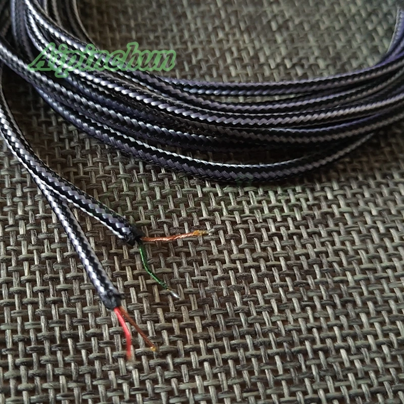 Aipinchun 3.5mm 3극 잭 DIY 이어폰 케이블 헤드폰 수리 교체 와이어 코드 A35