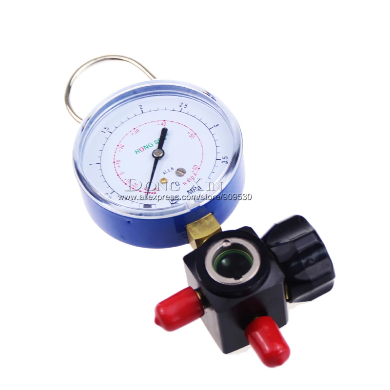 Единичный манометр для R410 с шлангом низкого давления 2 шт.|gauge pin|gauge thicknessgauge rpm |