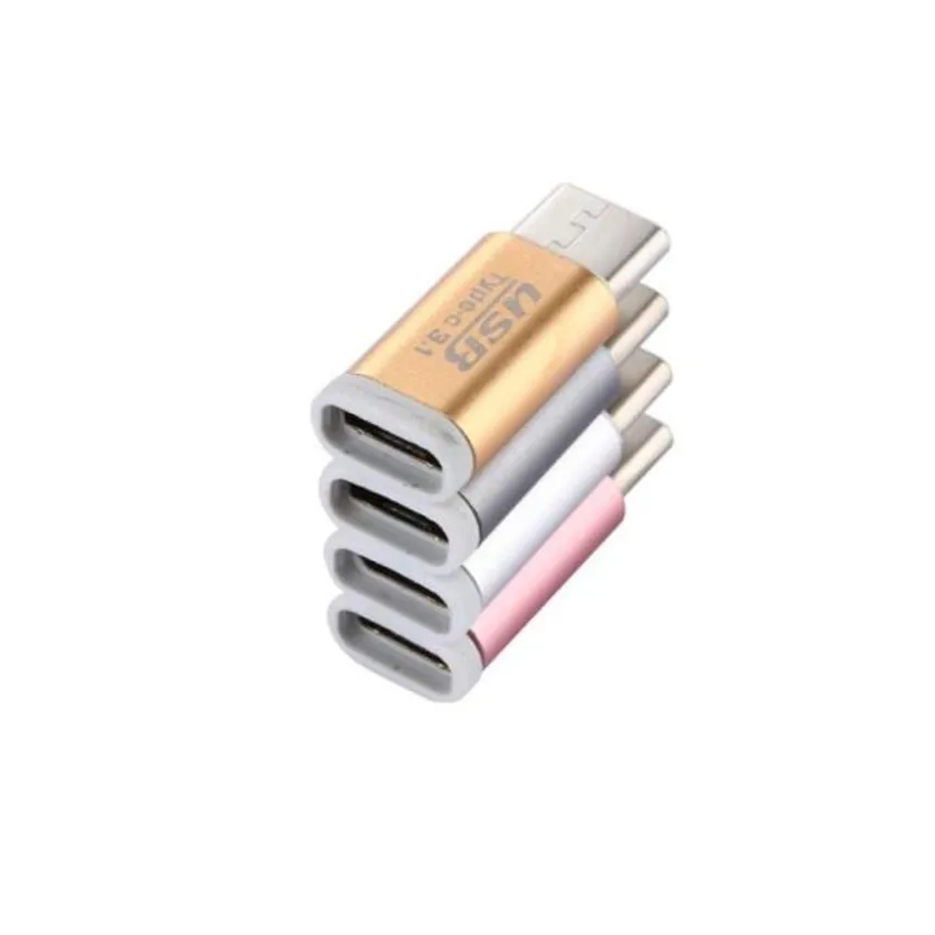 

E5 2017 Mecall Tech Micro USB to Type C USB 3.1 Data Adapter for Oneplus3 /for Nexus 6p /for MacBook Type-C