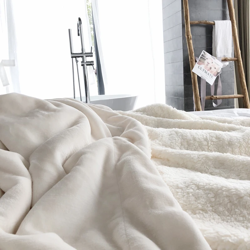 Svetanya большой теплый толстый шерпа бросит одеяло взвешенное покрывало для кровати или дивана