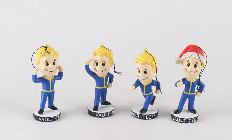 4 шт./лот 2018 игровые головки Fallout Vault Boy 1 ПВХ экшн фигурка детская игрушка