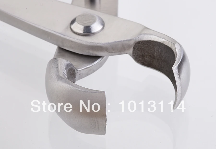 Skup 210 mm gałka kuter wklęsłe nożyce do przycinania brzegów standardowa jakość poziom 3Cr13 stal nierdzewna bonsai narzędzia wykonane przez firmę TianBonsai