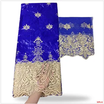 

African Hot sale Bazin lace fabric 2018 high quality African Bazin riche getzner Women fashion lace fabric 7 yards/lot b1806XP1