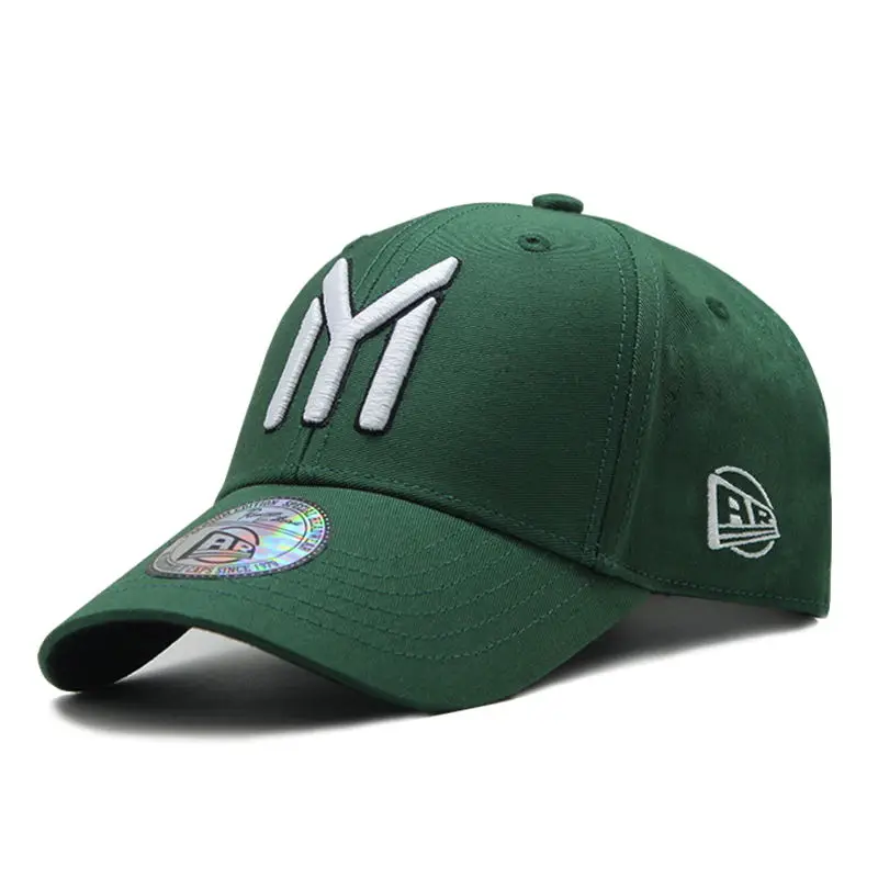 Wuaumx Новая бейсбольная кепка мужская женская бейсболка s уличный стиль хип хоп кепка, бейсболка Молодежная Кепка-унисекс - Цвет: Army green