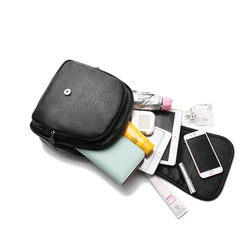 QIAOBAO mujer Mochila De Cuero PU de alta calidad Mochila Escolar mochilas para adolescentes niñas ocio mochilas Color caramelo QIAOBAO mujer Mochila De Cuero PU de alta calidad Mochila Escolar mochilas para adolescentes niñas ocio mochilas Color caramelo