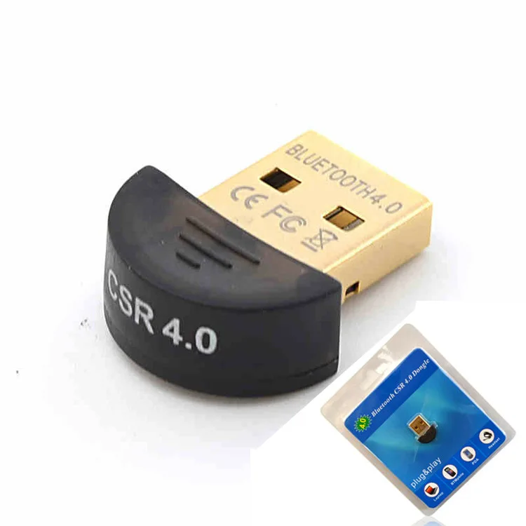 Новый USB Bluetooth адаптер мини ключ V4.0 Двойной режим беспроводной приемник