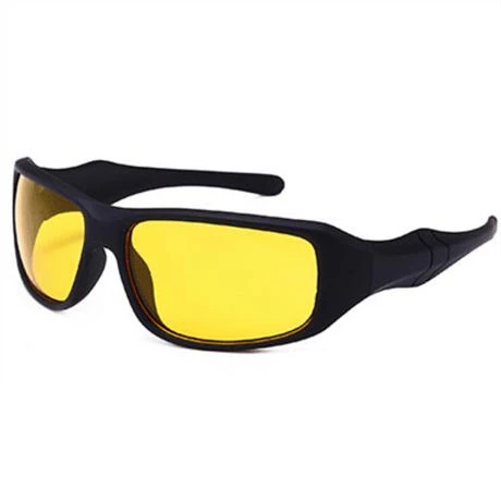 Брендовые Дизайнерские мужские и wo мужские солнцезащитные очки для ночного вождения антибликовые очки для безопасности вождения солнцезащитные очки желтые линзы - Цвет линз: 43-2