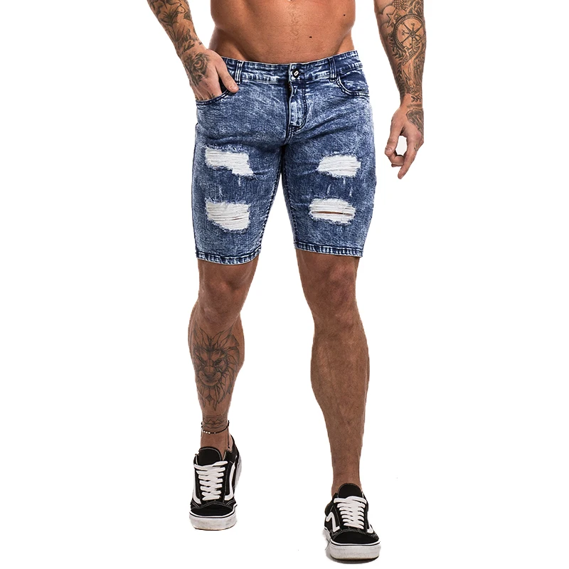 mens skinny shorts